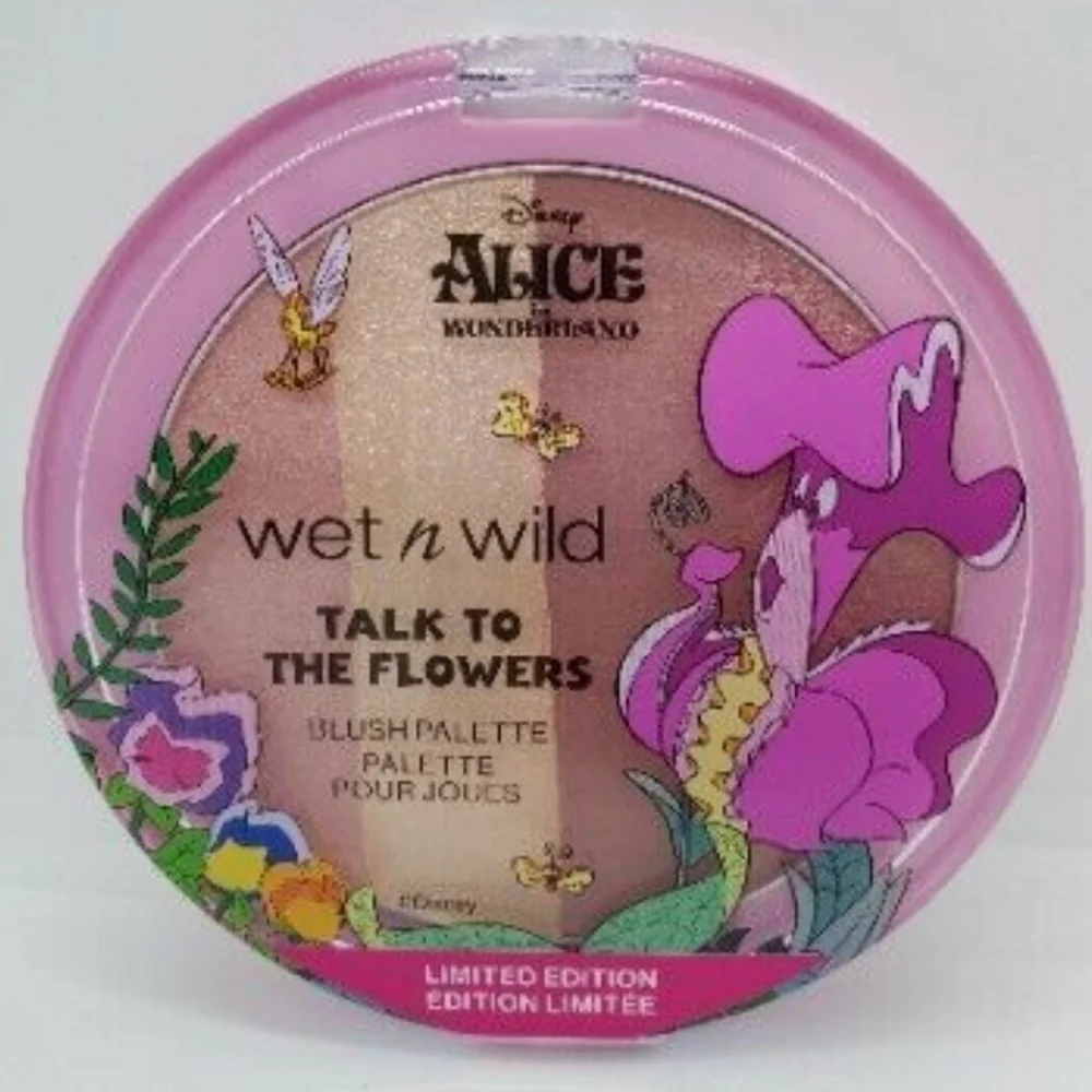 NEW! BLUSH PALETTE Wet n Wild Limitd Ed. Alice in Wonderland     Disney